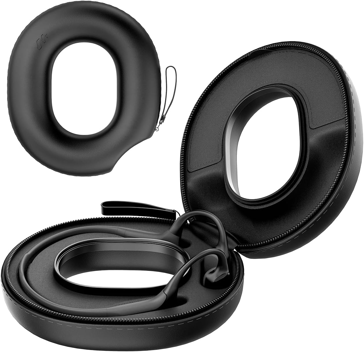 Mojawa Black Q Headphone Carrying Case