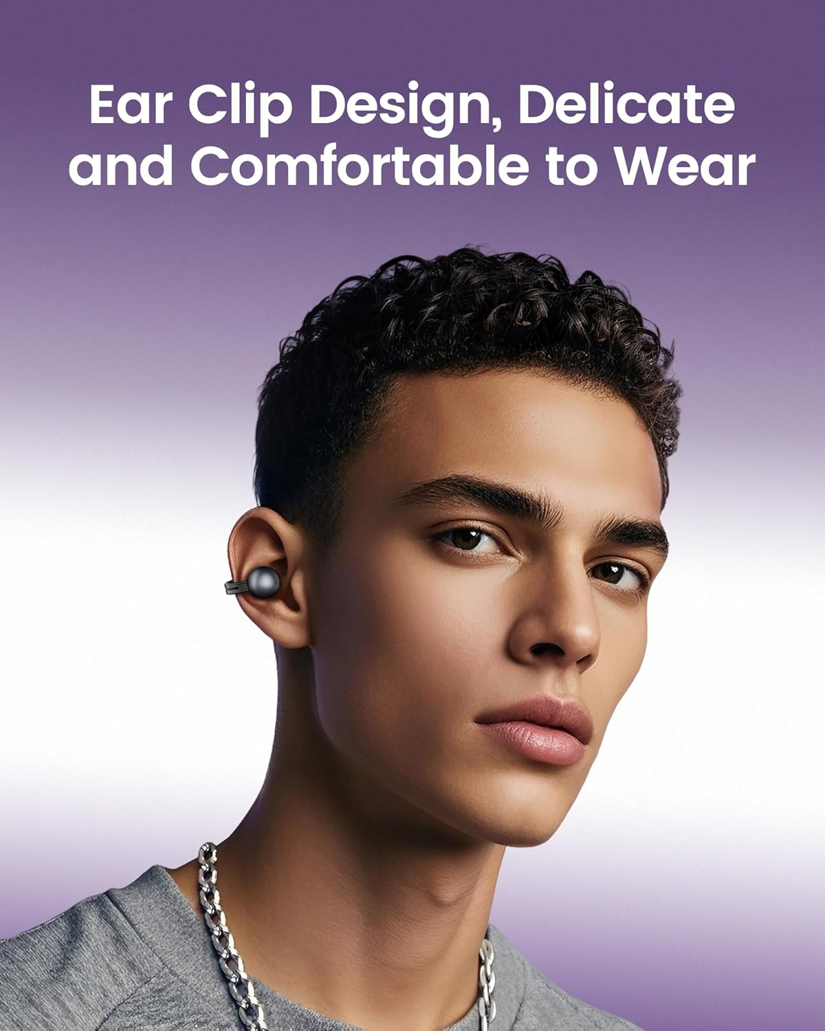 Mojawa StarClip Open-Ear Wireless Pearl Sweatproof Earbuds