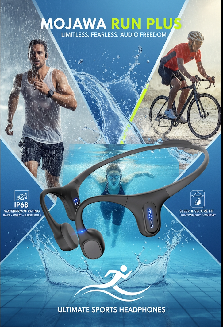 Run Plus Bone Conduction Headphones (Refurbished)