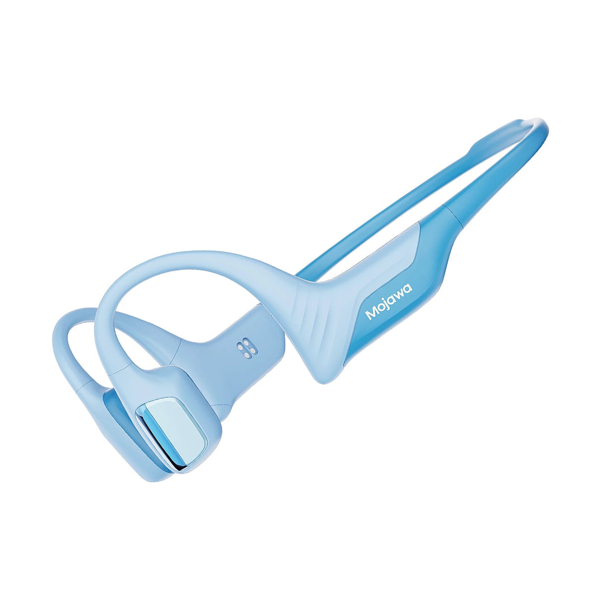 Mojawa Purra Swim bone conduction swimming headphones in light blue