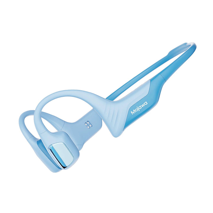 Mojawa Purra Swim bone conduction swimming headphones in light blue