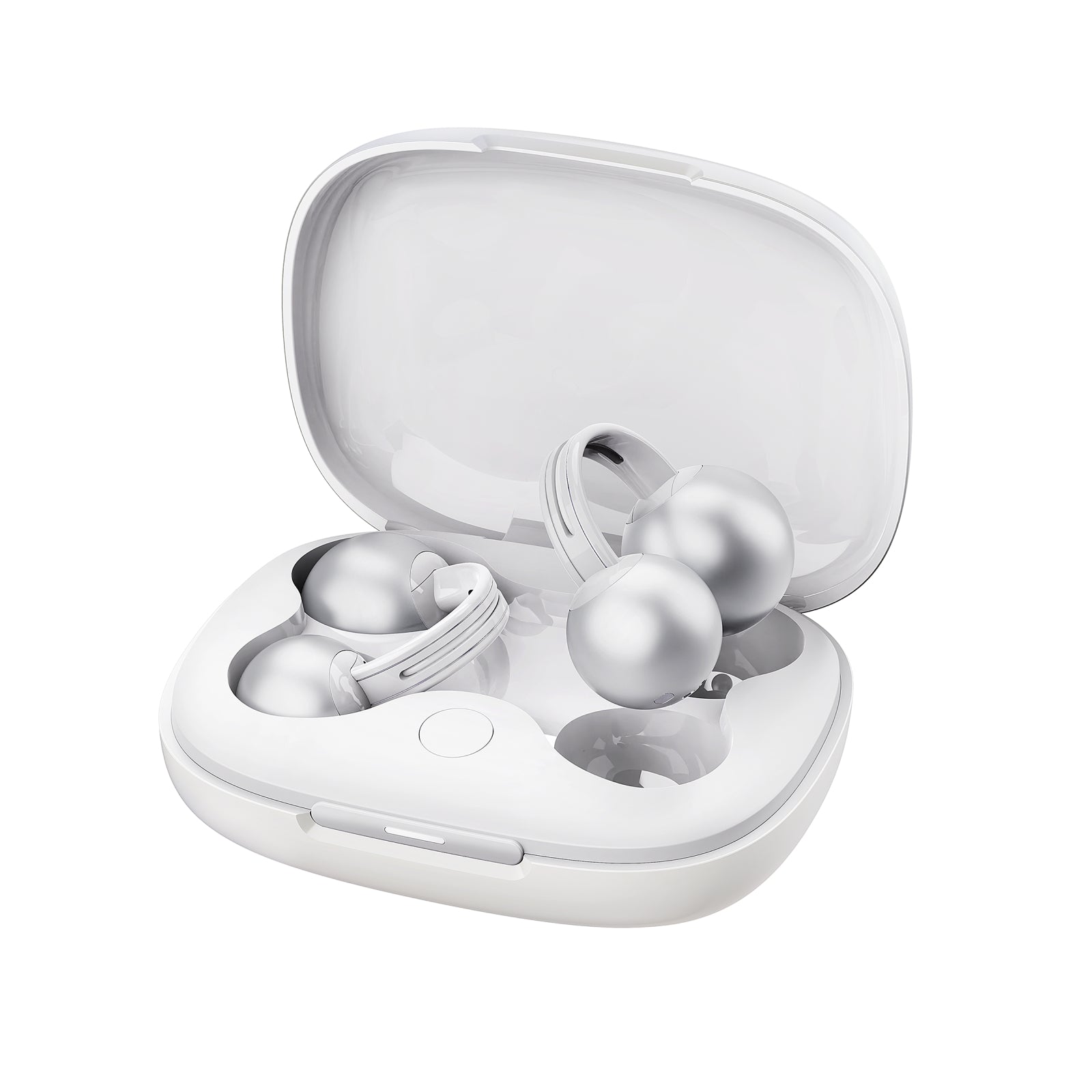 StarClip Open-Ear Earbuds Wireless Sweatproof Pearl Earbuds Mojawa