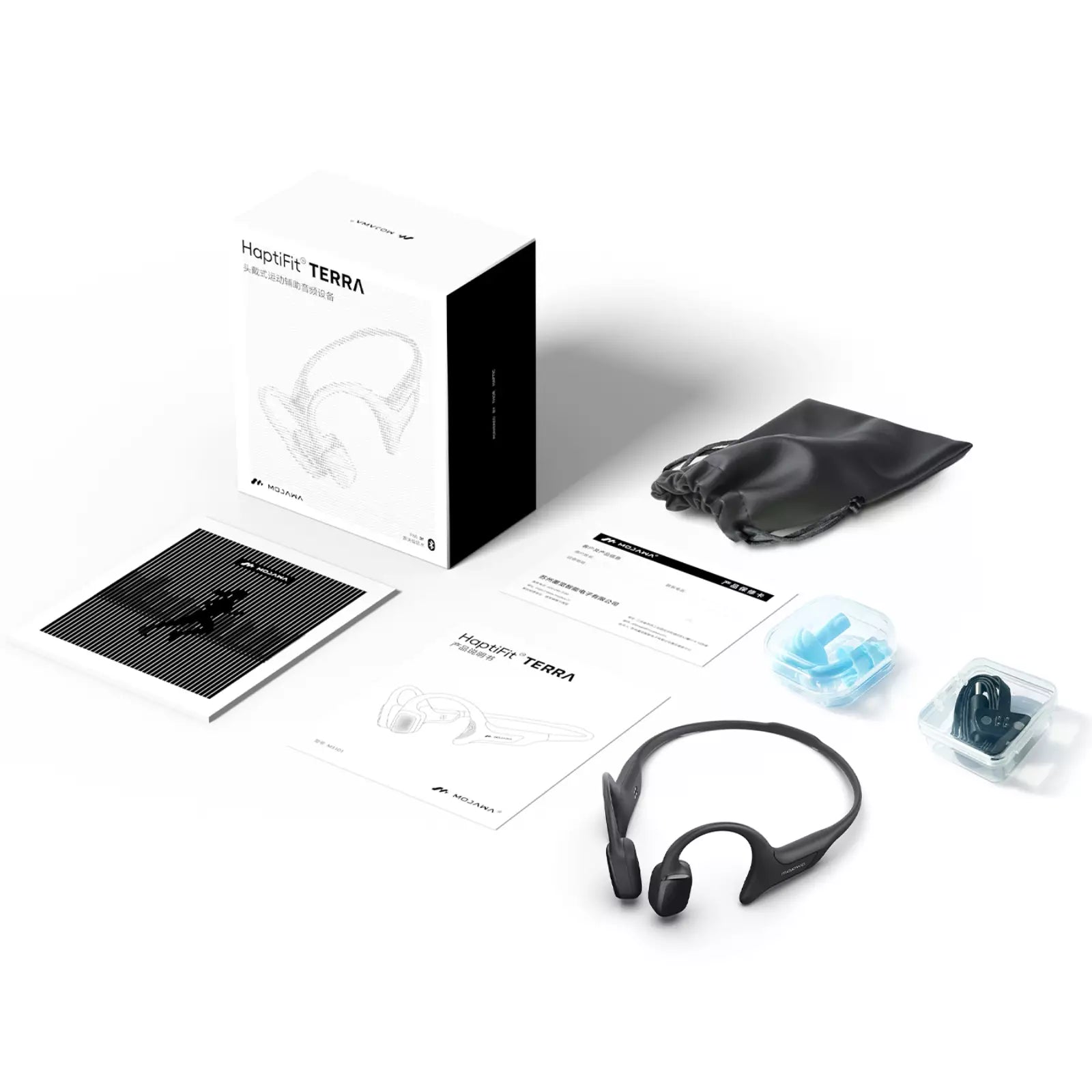 HaptiFit Terra Smart Bone Conduction Headphones - Golf & Sports HaptiFit Terra Smart Bone Conduction Headphones - Golf & Sports