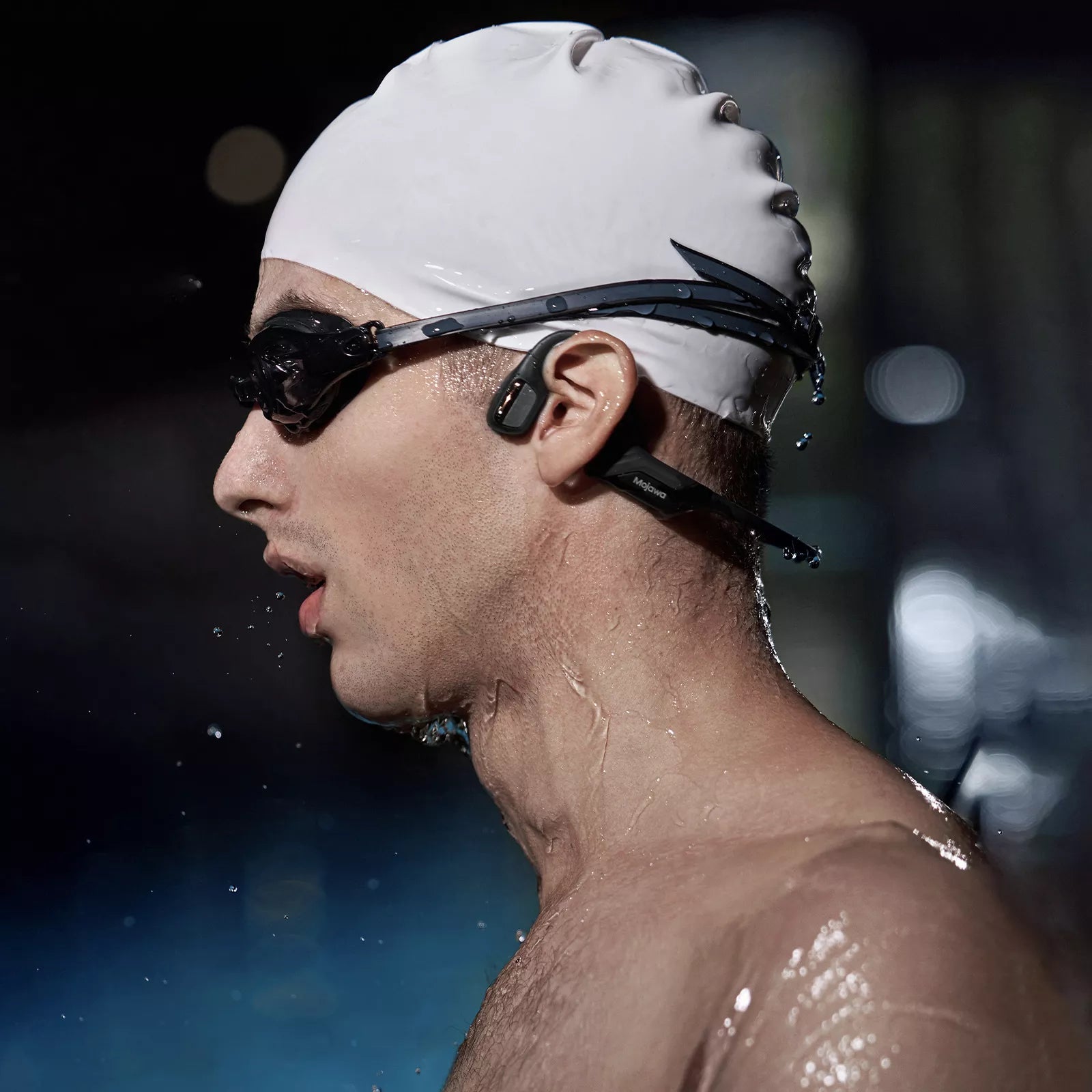 Purra Swim Bone Conduction Headphones Best Swimming Headphones Mojawa
